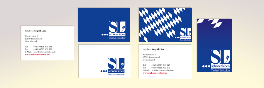 Business Card Schöner Leben