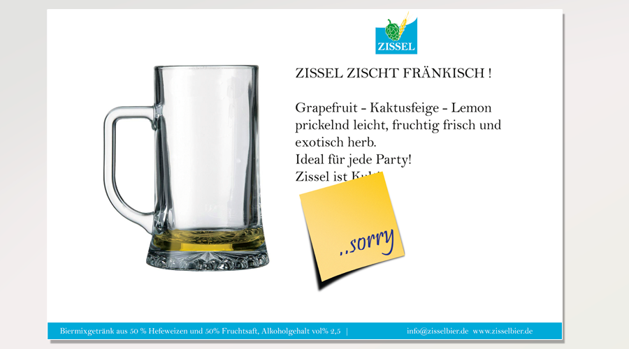 anzeige in dem magazin curt